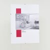 Эффектная клип-рамка 28x35 см из акрилового стекла Безрамный держатель для фотографий для настенного монтажа