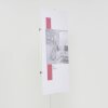 Эффектная клип-рамка 28x35 см из акрилового стекла Безрамный держатель для фотографий для настенного монтажа