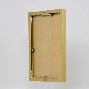 Эффектная алюминиевая фоторамка Quadro 20x20 см золото акриловое стекло