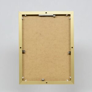 Эффектная алюминиевая фоторамка Quadro 20x20 см золото акриловое стекло