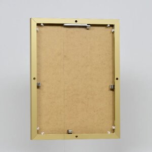 Эффектная алюминиевая фоторамка Quadro 20x20 см золото акриловое стекло