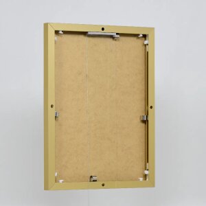 Эффектная алюминиевая фоторамка Quadro 20x20 см золото акриловое стекло