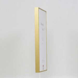 Эффектная алюминиевая фоторамка Quadro 20x20 см золото акриловое стекло