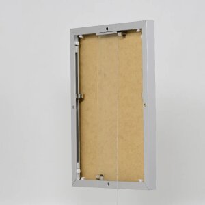 Ефектна алюмінієва фоторамка Quadro 21x28 см сріблясте акрилове скло