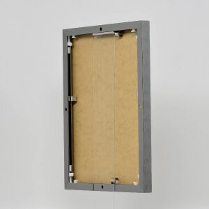 Эффектная алюминиевая фоторамка Quadro 30x40 см античное серебро акриловое стекло