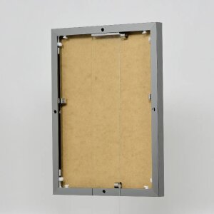 Эффектная алюминиевая фоторамка Quadro 30x40 см античное серебро акриловое стекло