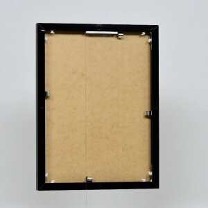 Ефектна алюмінієва фоторамка Quadro 45x60 см, чорне глянцеве акрилове скло