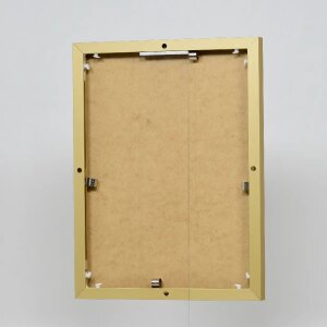 Ефектна алюмінієва фоторамка Quadro 50x100 см золото акрилове скло