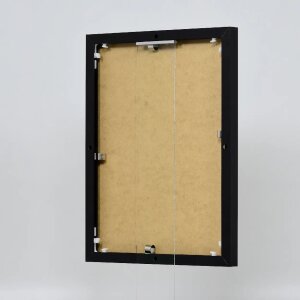 Ефектна алюмінієва фоторамка Quadro 50x100 см, чорне акрилове скло