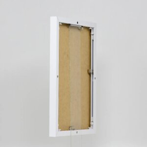 Эффектная алюминиевая фоторамка Quadro 70x70 см белое акриловое стекло