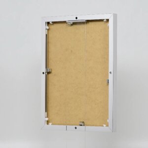 Ефектна алюмінієва фоторамка Quadro 70x70 см сріблясте глянцеве акрилове скло