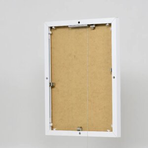 Ефектна алюмінієва фоторамка Quadro 30,5x91,5 см, біле акрилове скло