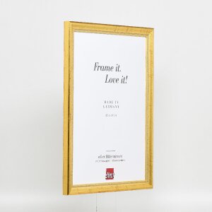 Ефектна деревяна рамка для картин Profile 85 Gold 61x91,5 см акрилове скло