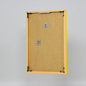 Эффектная пластиковая рамка Художественный желтый 24x30 см музейное стекло