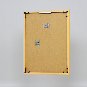 Эффектная пластиковая рамка Художественный желтый 24x30 см музейное стекло