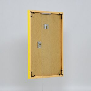 Эффектная пластиковая рамка Художественный желтый 24x30 см музейное стекло