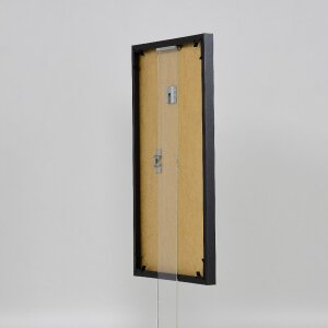 Ефектна пластикова рамка Арт антрацит 24x30 см музейне скло