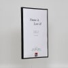 Ефектна пластикова рамка Арт чорне музейне скло 40x60 см