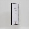 Ефектна пластикова рамка Арт чорне музейне скло 40x60 см