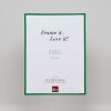 Ефектна пластикова рамка Арт-зелене музейне скло 45x60 см