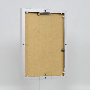 Алюмінієва рамка Effect Quadro 18x27 см срібляста, глянцева з музейним склом
