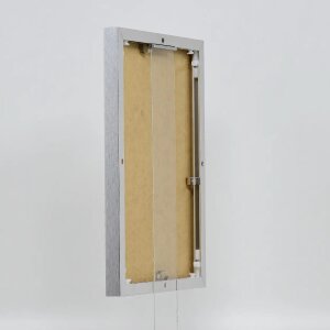Алюмінієва рамка Effect Quadro 18x27 см срібляста, глянцева з музейним склом