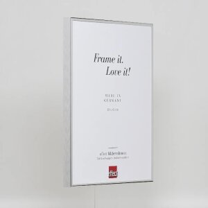 Алюмінієва рамка Effect Quadro 18x27 см срібляста, глянцева з музейним склом