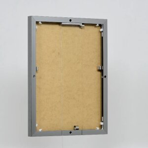 Алюминиевая фоторамка Effect Quadro 18x27 см античное серебро музейное стекло