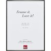 Алюминиевая фоторамка Effect Quadro 18x27 см античное серебро музейное стекло