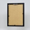 Ефектна алюмінієва рамка для картин Quadro 20x25 см, чорне музейне скло