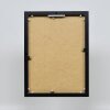 Ефектна алюмінієва рамка для картин Quadro 20x25 см, чорне музейне скло