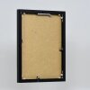 Ефектна алюмінієва рамка для картин Quadro 20x25 см, чорне глянцеве музейне скло